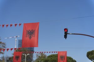 albańskiej stolicy